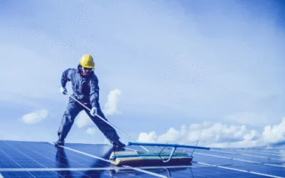 Why Cleaning (Not Blasting) Your Solar Panels Matters